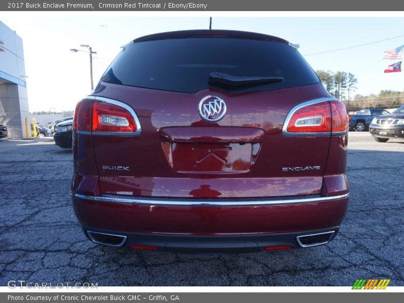 Crimson Red Tintcoat / Ebony/Ebony 2017 Buick Enclave Premium