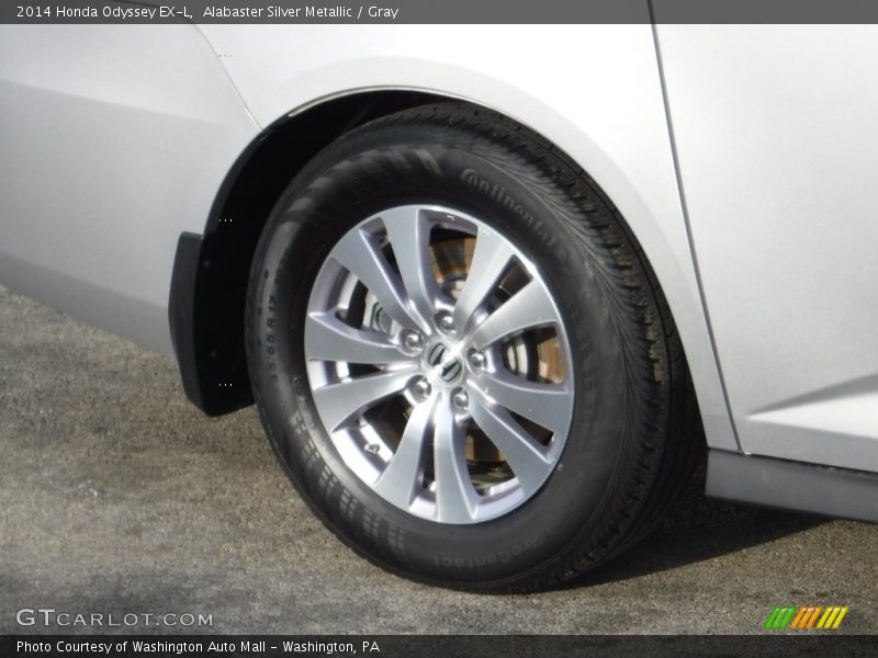 Alabaster Silver Metallic / Gray 2014 Honda Odyssey EX-L