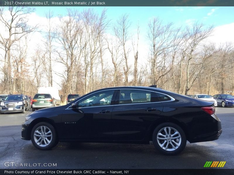 Mosaic Black Metallic / Jet Black 2017 Chevrolet Malibu LT