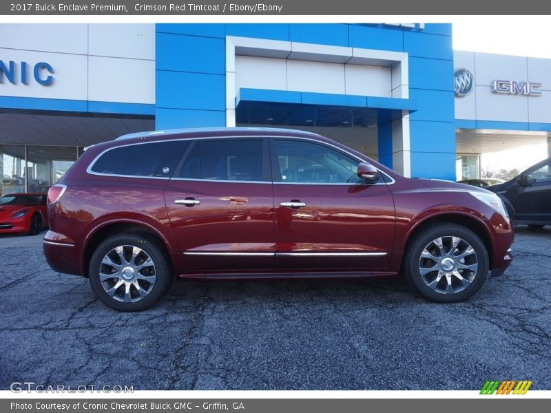 Crimson Red Tintcoat / Ebony/Ebony 2017 Buick Enclave Premium