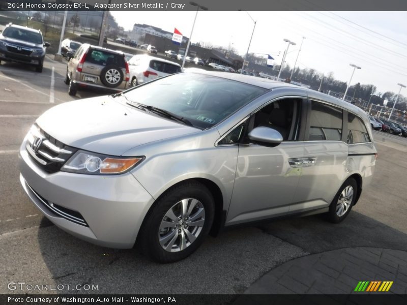 Alabaster Silver Metallic / Gray 2014 Honda Odyssey EX-L