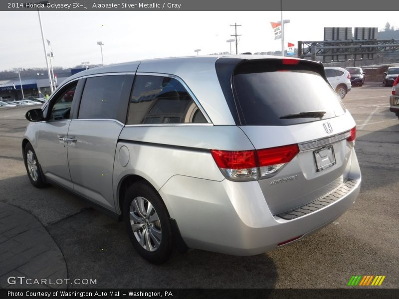 Alabaster Silver Metallic / Gray 2014 Honda Odyssey EX-L