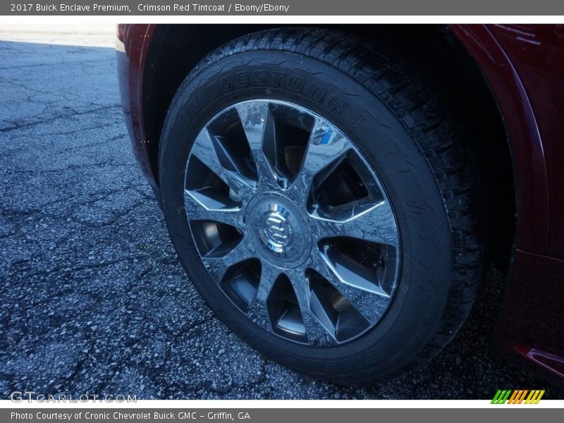 Crimson Red Tintcoat / Ebony/Ebony 2017 Buick Enclave Premium