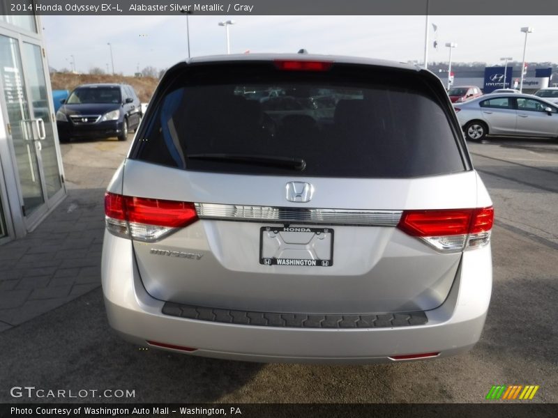 Alabaster Silver Metallic / Gray 2014 Honda Odyssey EX-L