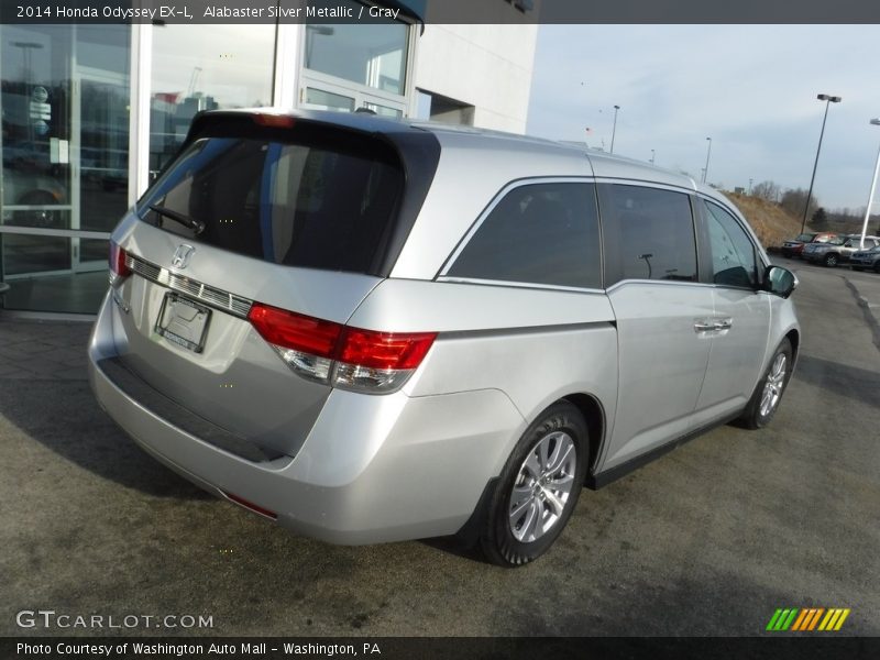 Alabaster Silver Metallic / Gray 2014 Honda Odyssey EX-L