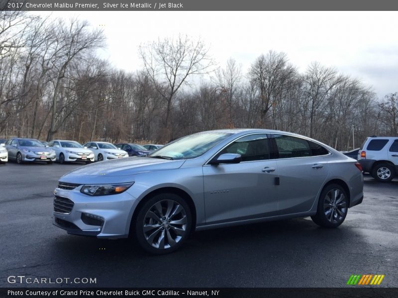 Silver Ice Metallic / Jet Black 2017 Chevrolet Malibu Premier