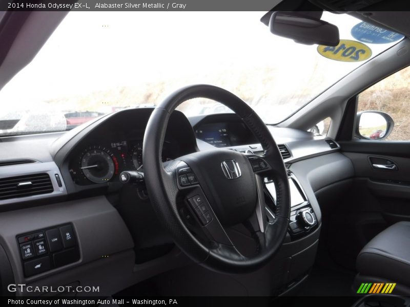 Alabaster Silver Metallic / Gray 2014 Honda Odyssey EX-L