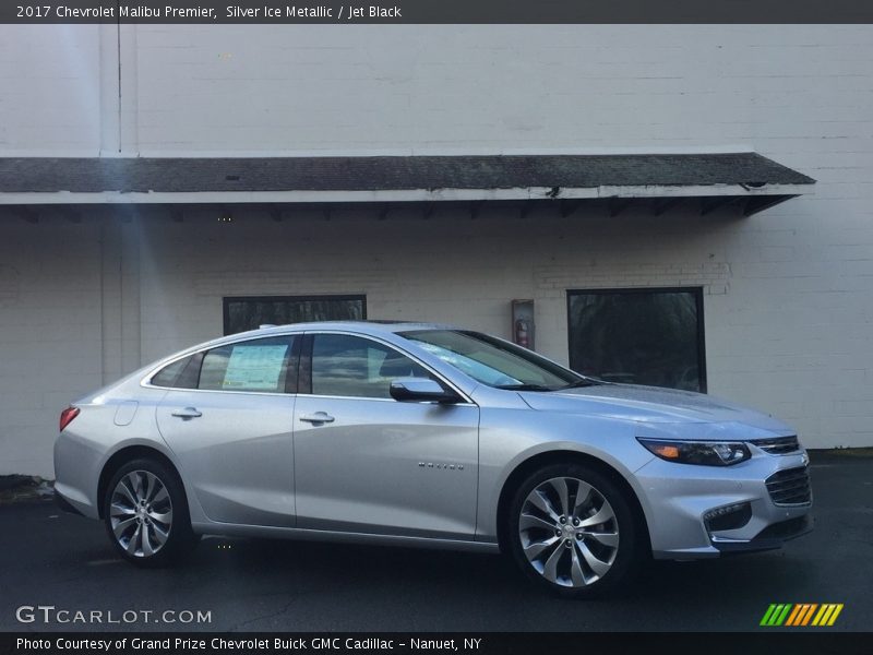 Silver Ice Metallic / Jet Black 2017 Chevrolet Malibu Premier