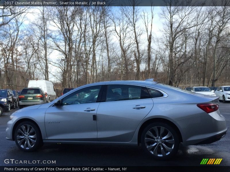 Silver Ice Metallic / Jet Black 2017 Chevrolet Malibu Premier