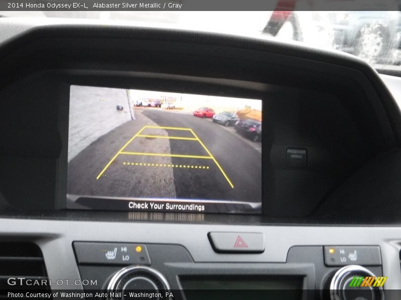 Alabaster Silver Metallic / Gray 2014 Honda Odyssey EX-L