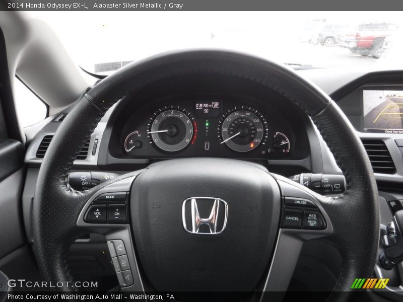 Alabaster Silver Metallic / Gray 2014 Honda Odyssey EX-L