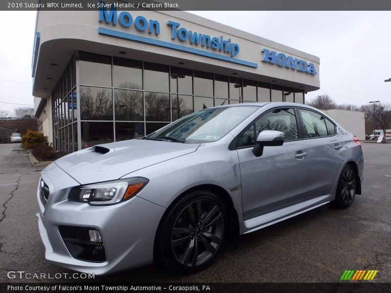 Ice Silver Metallic / Carbon Black 2016 Subaru WRX Limited