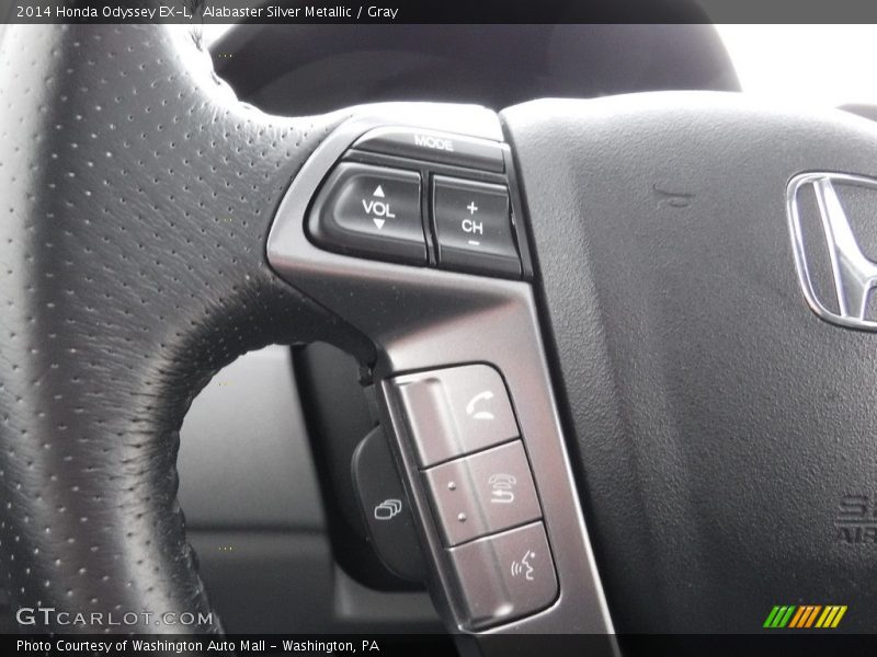 Alabaster Silver Metallic / Gray 2014 Honda Odyssey EX-L