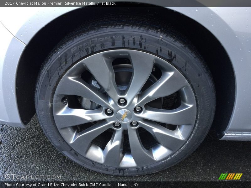 Silver Ice Metallic / Jet Black 2017 Chevrolet Malibu Premier