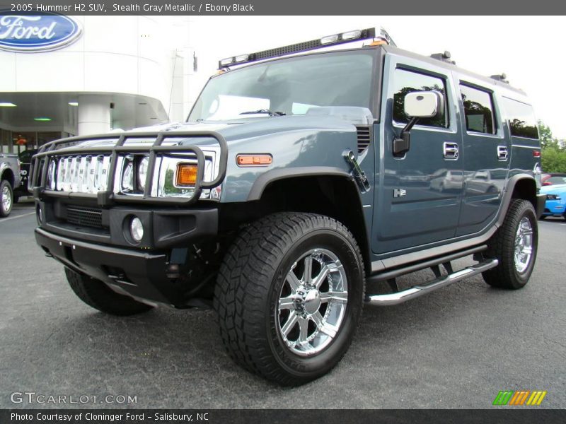 Stealth Gray Metallic / Ebony Black 2005 Hummer H2 SUV