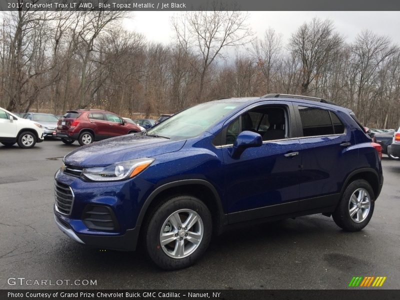 Blue Topaz Metallic / Jet Black 2017 Chevrolet Trax LT AWD