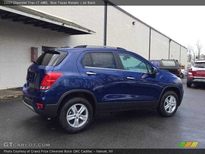 Blue Topaz Metallic / Jet Black 2017 Chevrolet Trax LT AWD