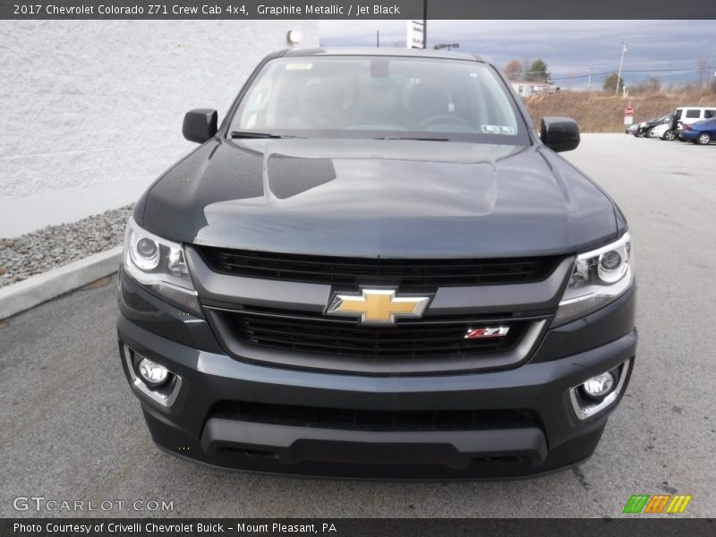 Graphite Metallic / Jet Black 2017 Chevrolet Colorado Z71 Crew Cab 4x4