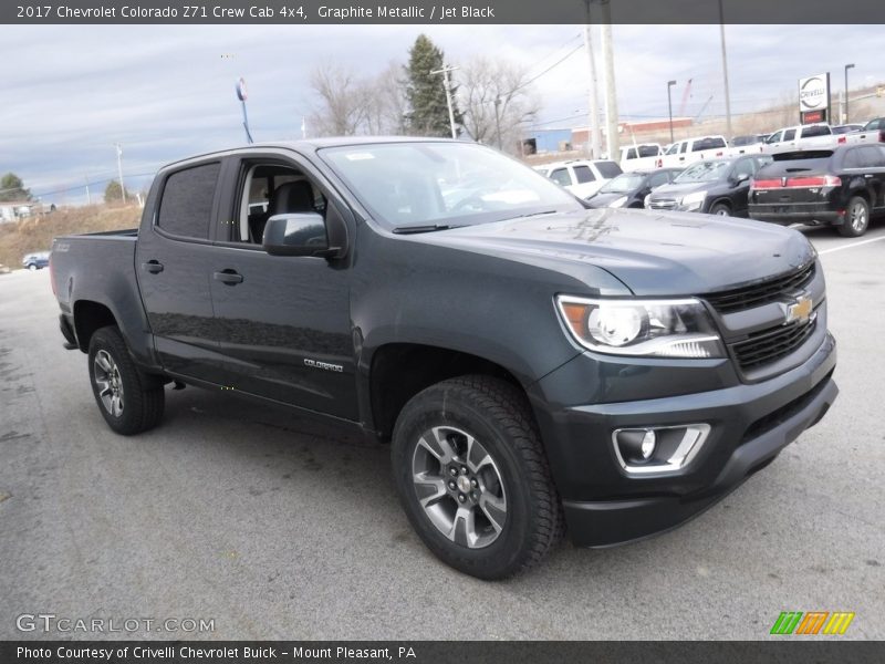 Graphite Metallic / Jet Black 2017 Chevrolet Colorado Z71 Crew Cab 4x4