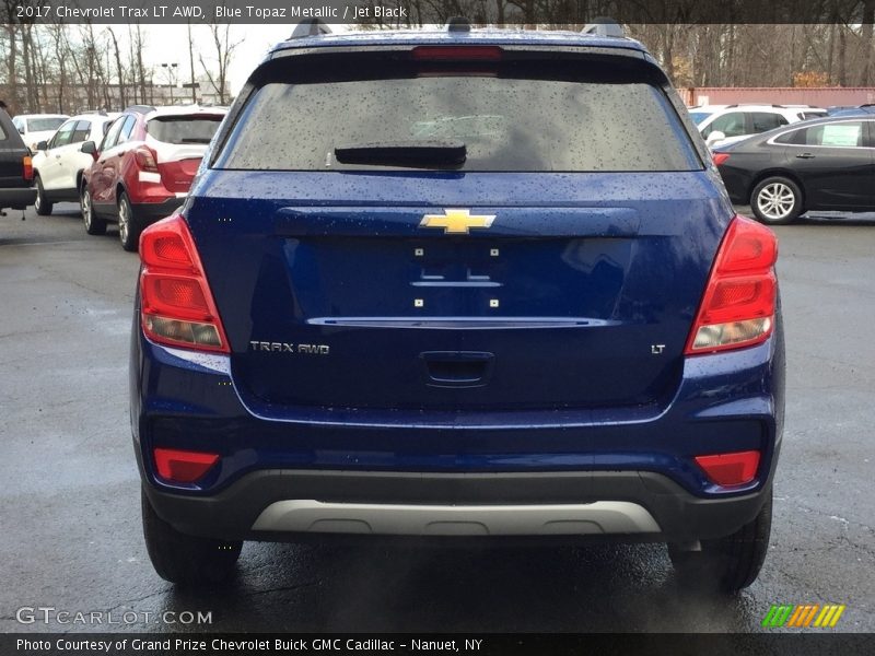 Blue Topaz Metallic / Jet Black 2017 Chevrolet Trax LT AWD