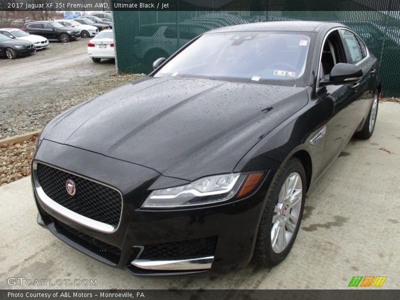 Ultimate Black / Jet 2017 Jaguar XF 35t Premium AWD