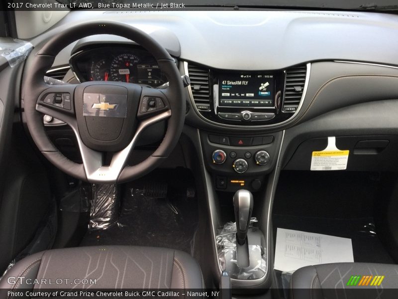 Blue Topaz Metallic / Jet Black 2017 Chevrolet Trax LT AWD