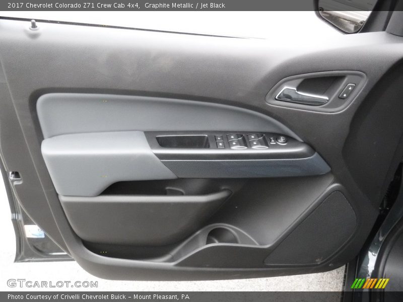 Graphite Metallic / Jet Black 2017 Chevrolet Colorado Z71 Crew Cab 4x4