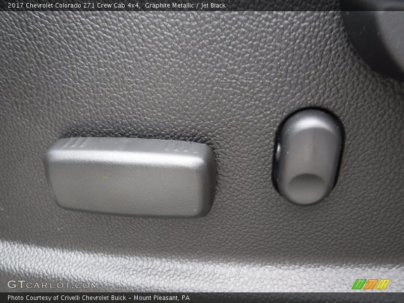 Graphite Metallic / Jet Black 2017 Chevrolet Colorado Z71 Crew Cab 4x4