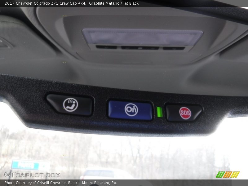 Graphite Metallic / Jet Black 2017 Chevrolet Colorado Z71 Crew Cab 4x4