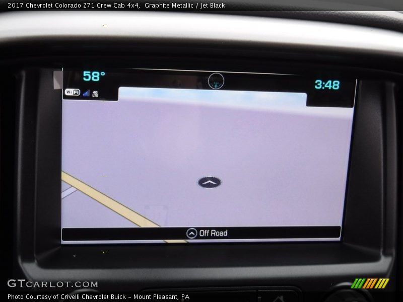 Graphite Metallic / Jet Black 2017 Chevrolet Colorado Z71 Crew Cab 4x4