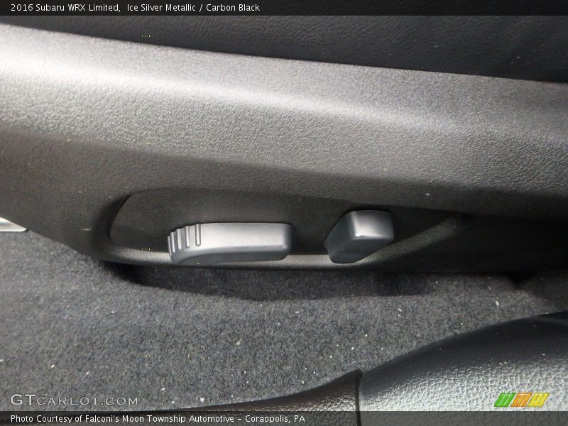 Ice Silver Metallic / Carbon Black 2016 Subaru WRX Limited