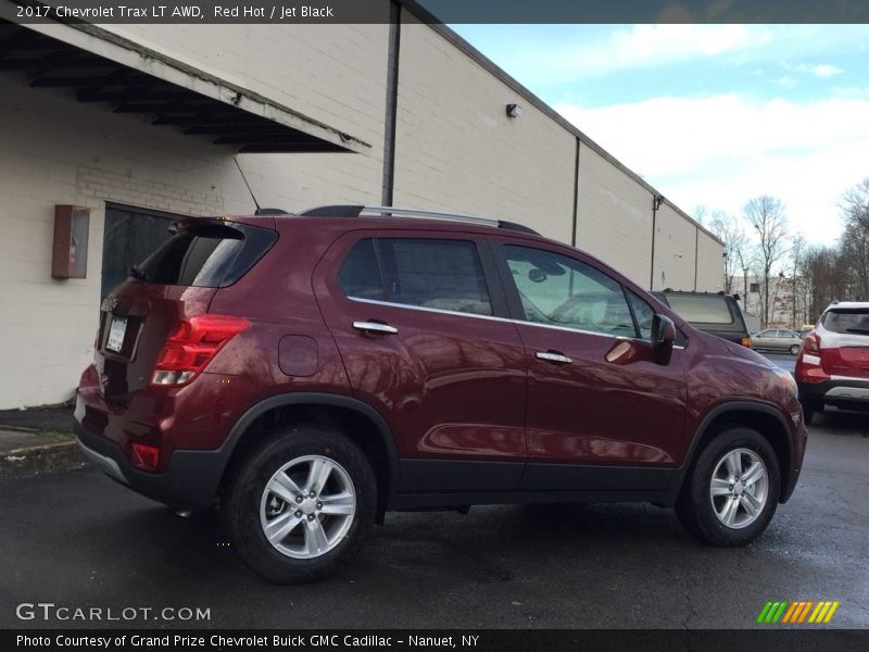 Red Hot / Jet Black 2017 Chevrolet Trax LT AWD
