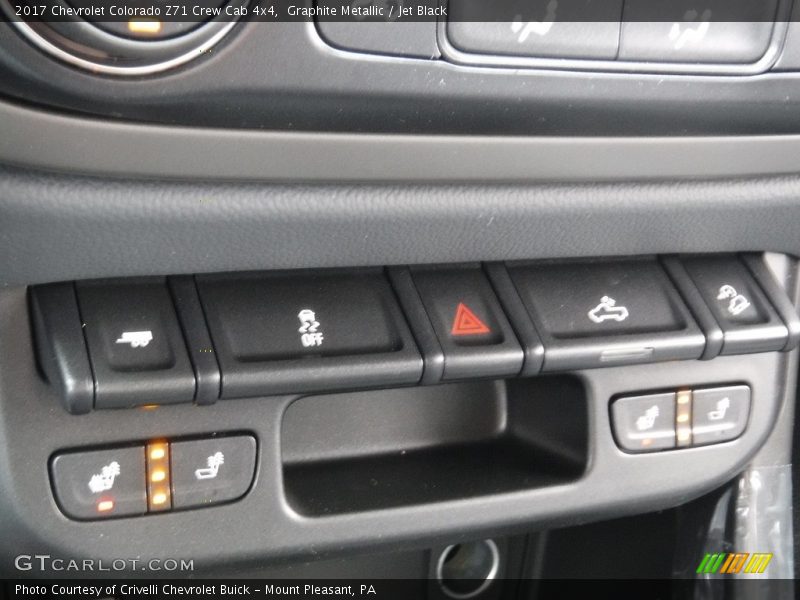 Graphite Metallic / Jet Black 2017 Chevrolet Colorado Z71 Crew Cab 4x4