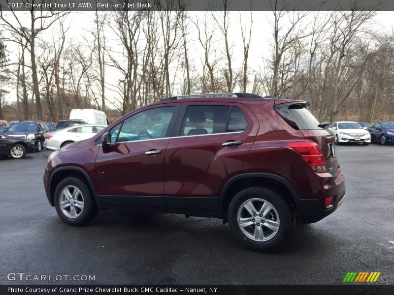 Red Hot / Jet Black 2017 Chevrolet Trax LT AWD