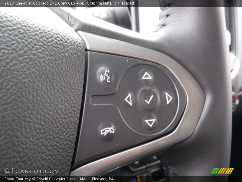 Graphite Metallic / Jet Black 2017 Chevrolet Colorado Z71 Crew Cab 4x4