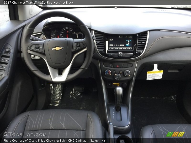 Red Hot / Jet Black 2017 Chevrolet Trax LT AWD