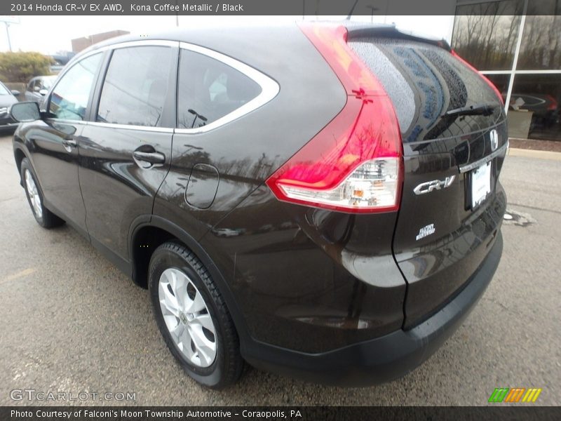 Kona Coffee Metallic / Black 2014 Honda CR-V EX AWD