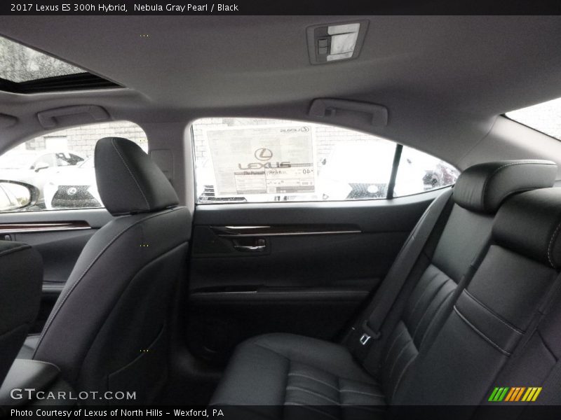 Nebula Gray Pearl / Black 2017 Lexus ES 300h Hybrid