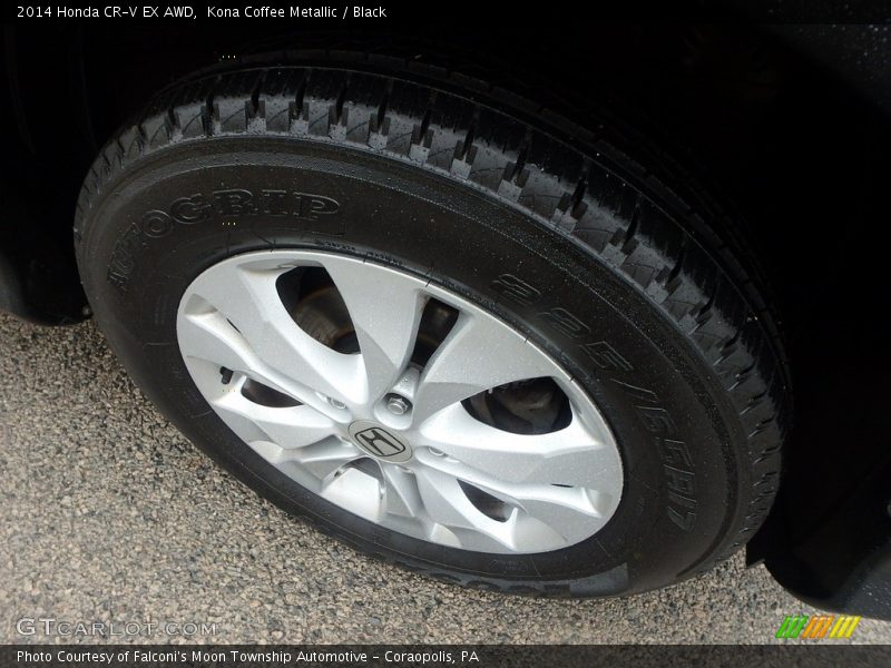 Kona Coffee Metallic / Black 2014 Honda CR-V EX AWD