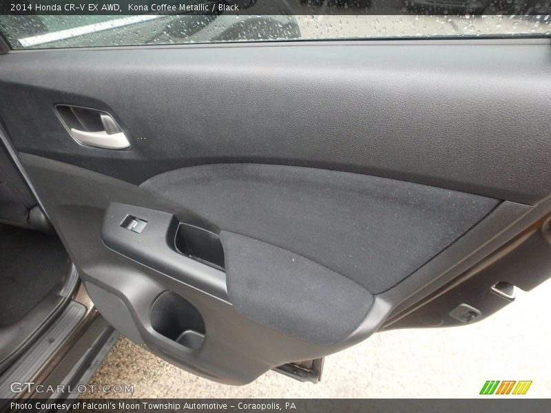 Kona Coffee Metallic / Black 2014 Honda CR-V EX AWD