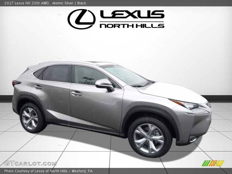 Atomic Silver / Black 2017 Lexus NX 200t AWD