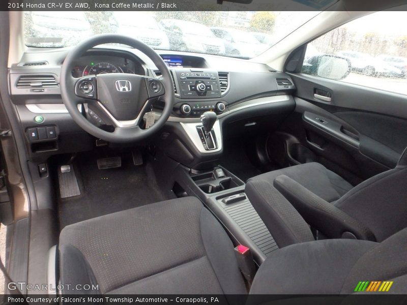 Kona Coffee Metallic / Black 2014 Honda CR-V EX AWD
