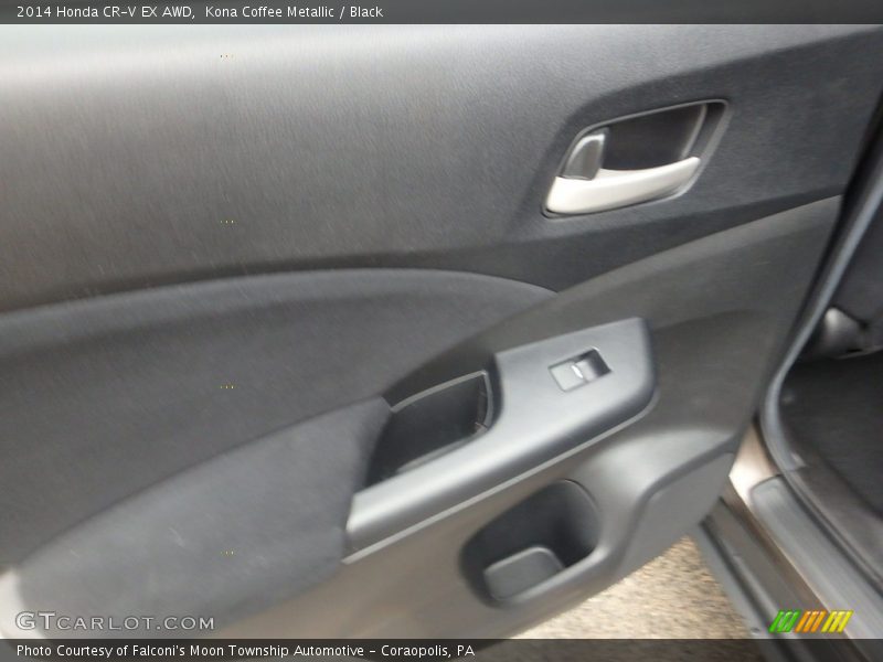 Kona Coffee Metallic / Black 2014 Honda CR-V EX AWD