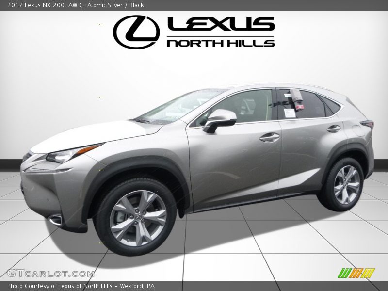 Atomic Silver / Black 2017 Lexus NX 200t AWD
