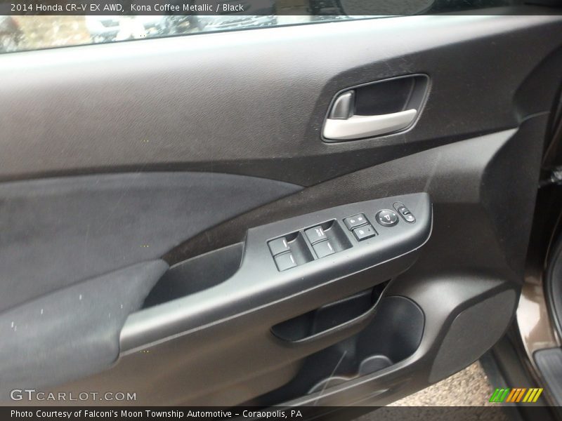 Kona Coffee Metallic / Black 2014 Honda CR-V EX AWD