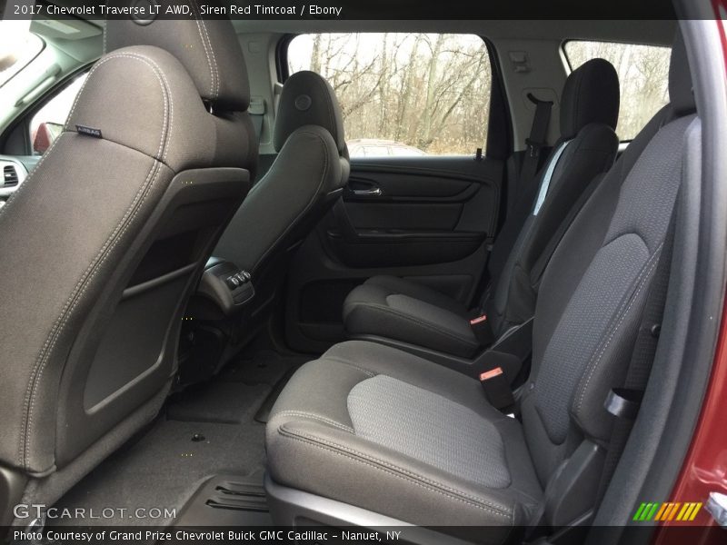 Siren Red Tintcoat / Ebony 2017 Chevrolet Traverse LT AWD