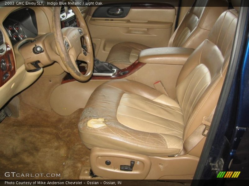 Indigo Blue Metallic / Light Oak 2003 GMC Envoy SLT