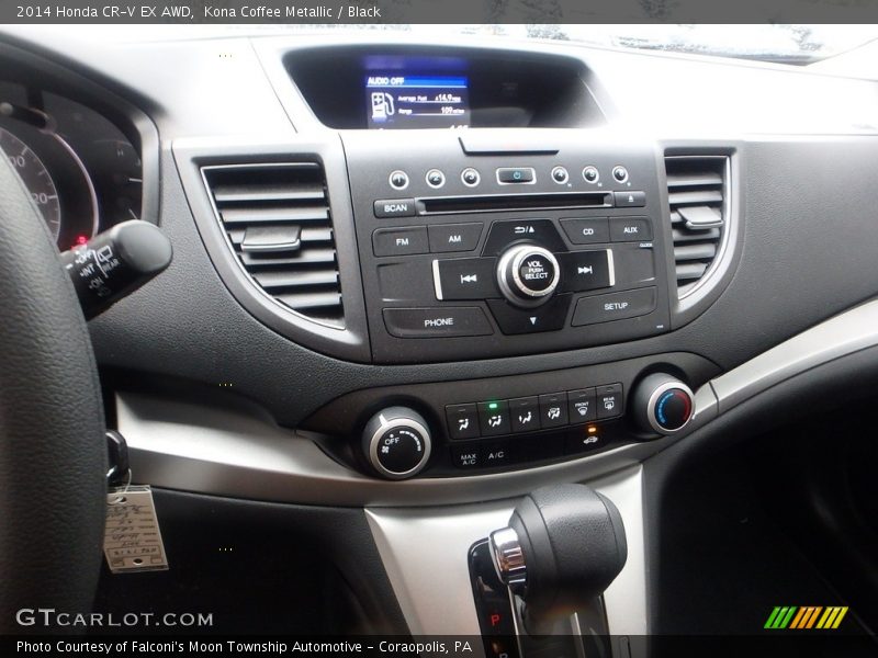 Kona Coffee Metallic / Black 2014 Honda CR-V EX AWD