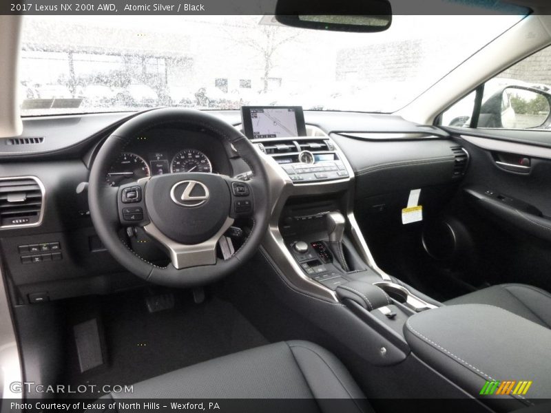Atomic Silver / Black 2017 Lexus NX 200t AWD
