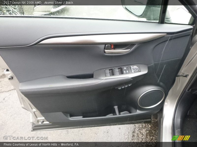Atomic Silver / Black 2017 Lexus NX 200t AWD